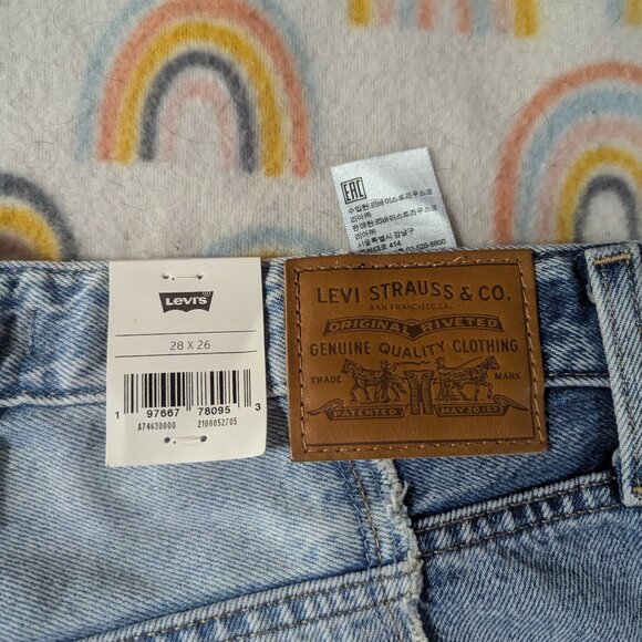 Levi's Recrafted Crop Baggy Wide Leg Dad Jeans - Picture 11 of 11